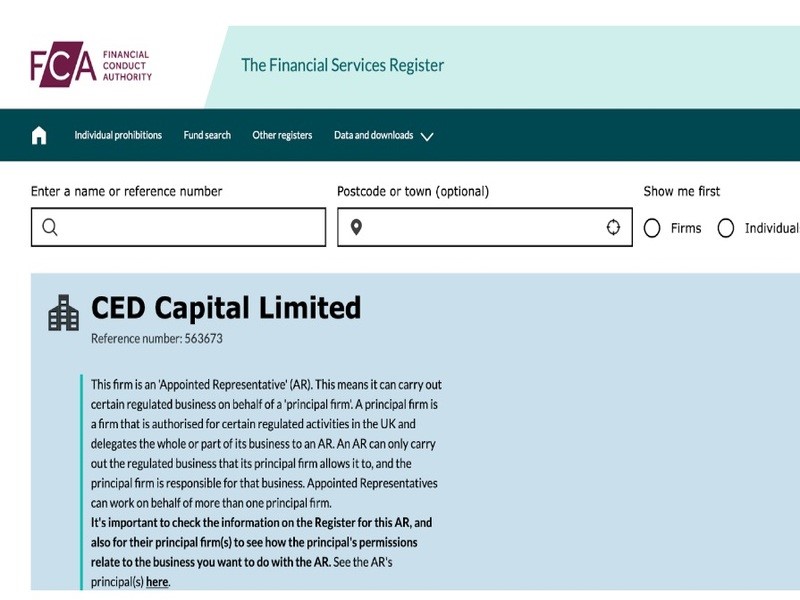 Брокер-мошенник Ced Capital – обзор, отзывы, схема обмана