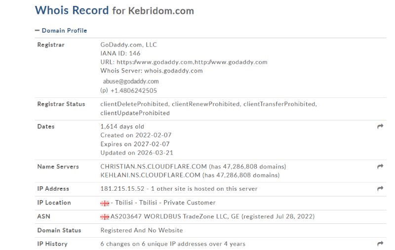 Kebridom