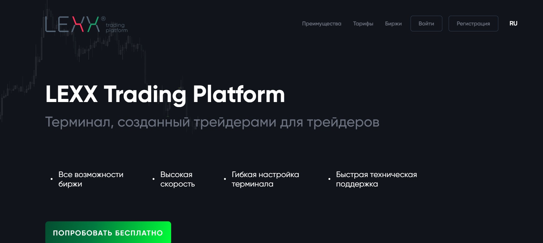 LEXX Trading Platform