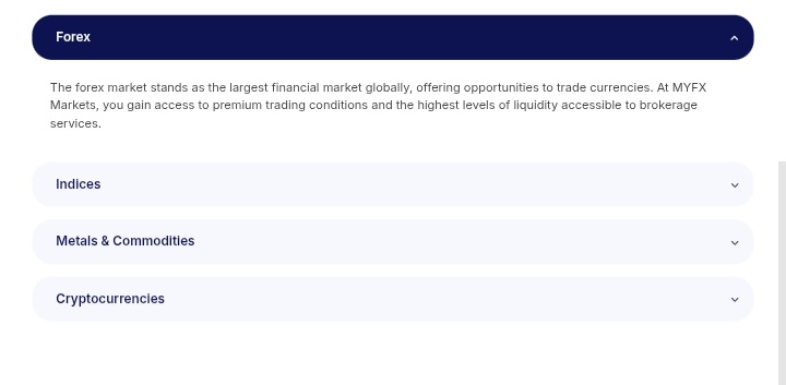 MYFX Markets