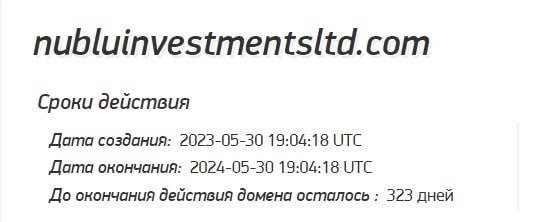 Nublu Investments Limited: клиентов о работе компании в 2023 году