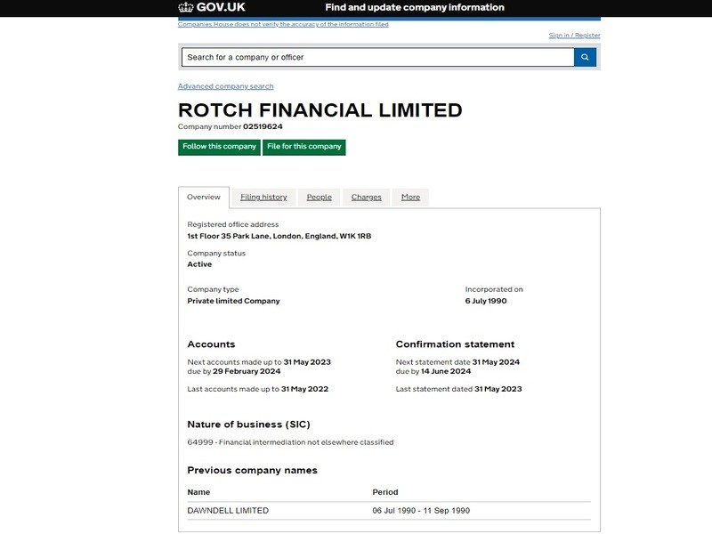 Брокер-мошенник Rotch Financial – обзор, отзывы, схема обмана