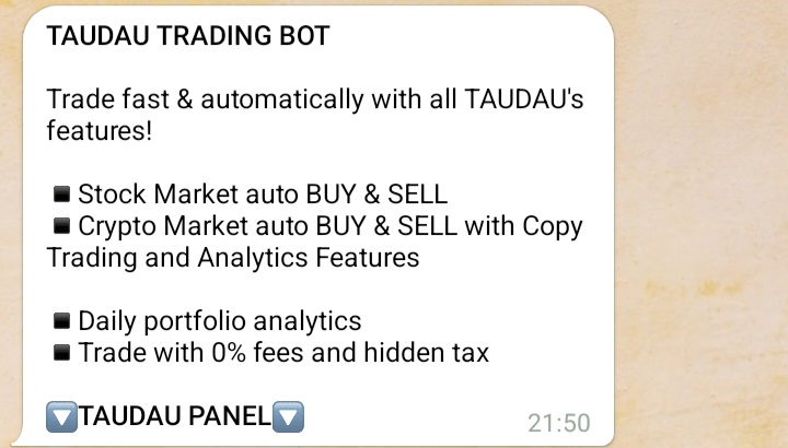 TAUDAU / Trading Bot