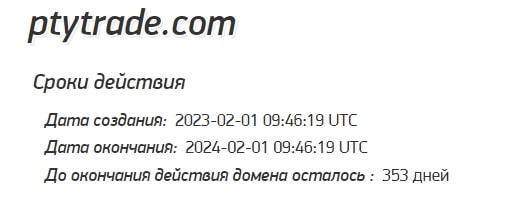 Trades PTY: отзывы клиентов о работе компании в 2023 году