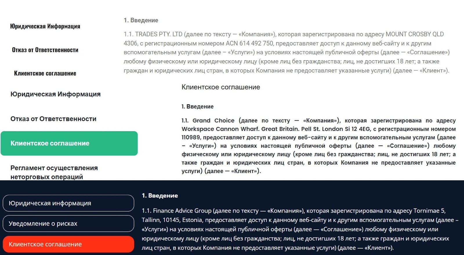 Trades PTY: отзывы клиентов о работе компании в 2023 году