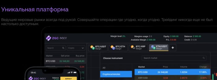 Лжеброкер ZGC-MXY (zgcmxy.com): отзывы жертв и возврат денег