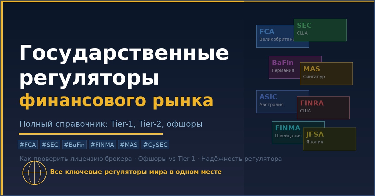 Государственные регуляторы финансового рынка: полный справочник