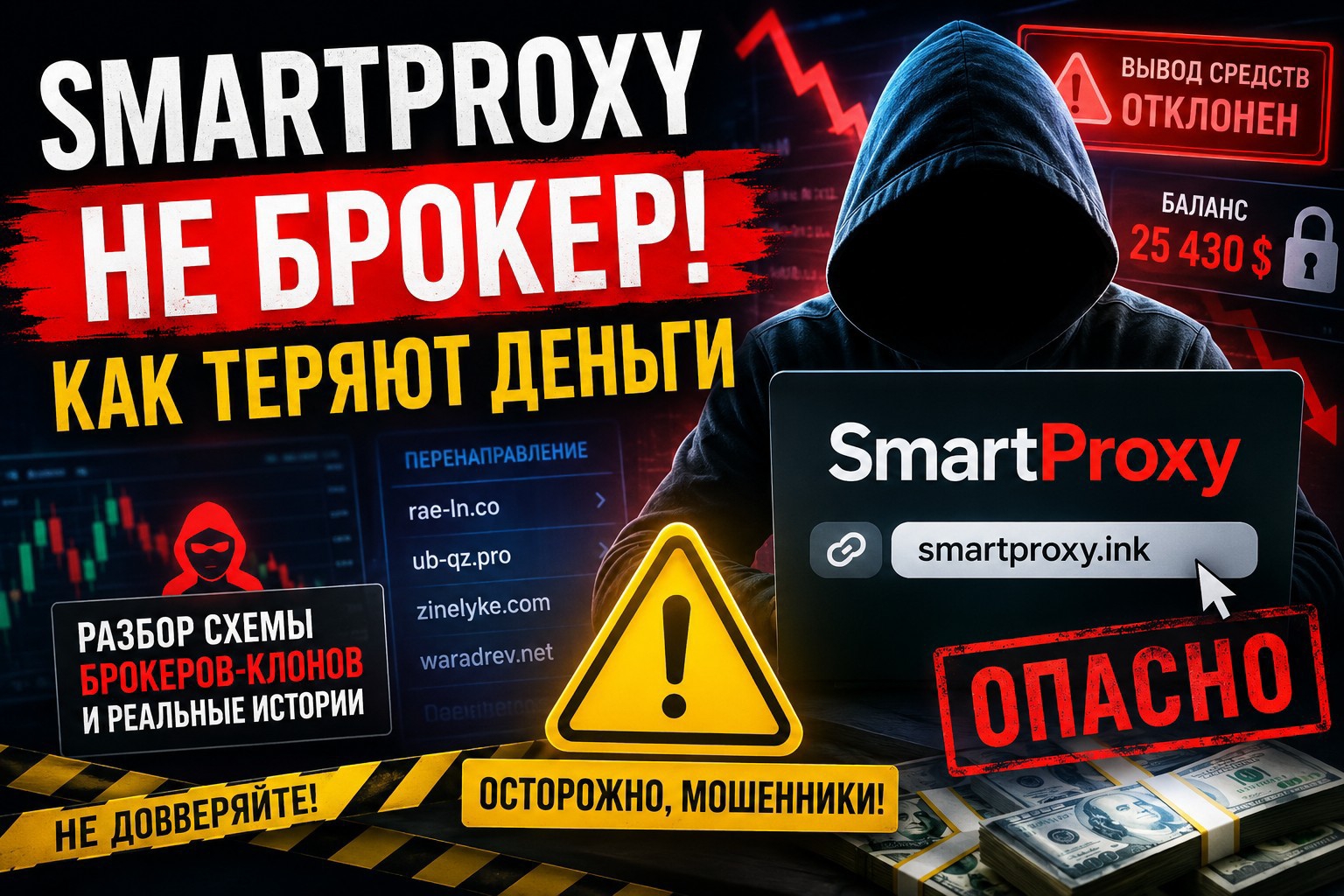 SmartProxy — помощник брокеров-мошенников: зачем используется smartproxy.ink и почему такие ссылки должны насторожить